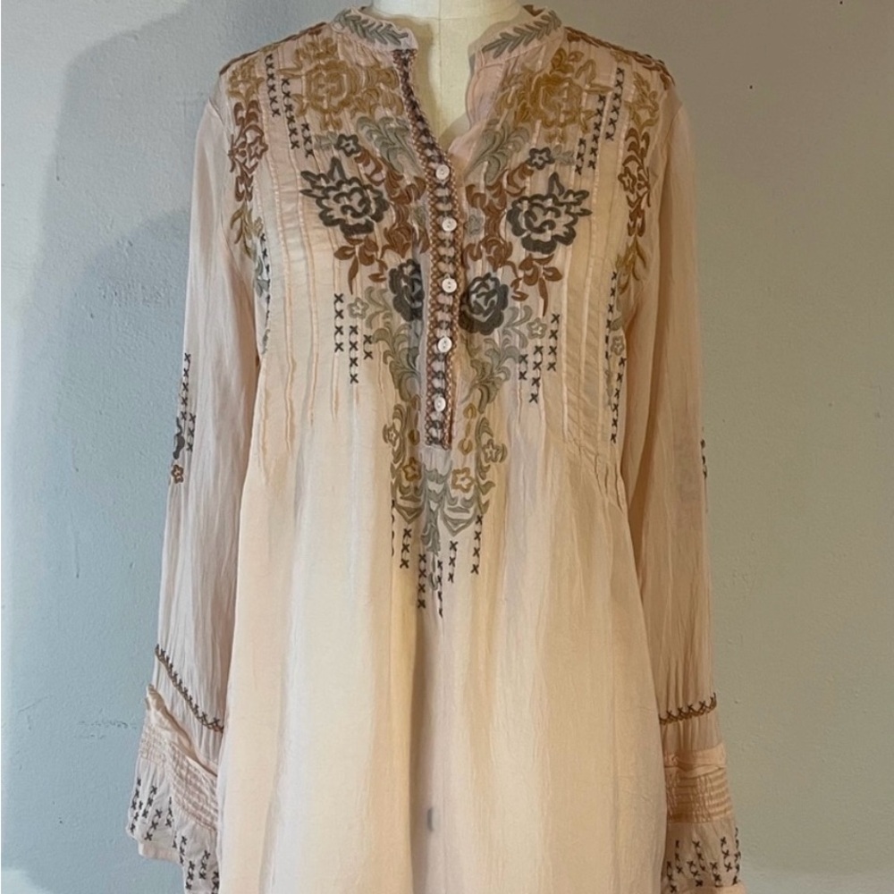 Johnny Was Embroidered Tunic